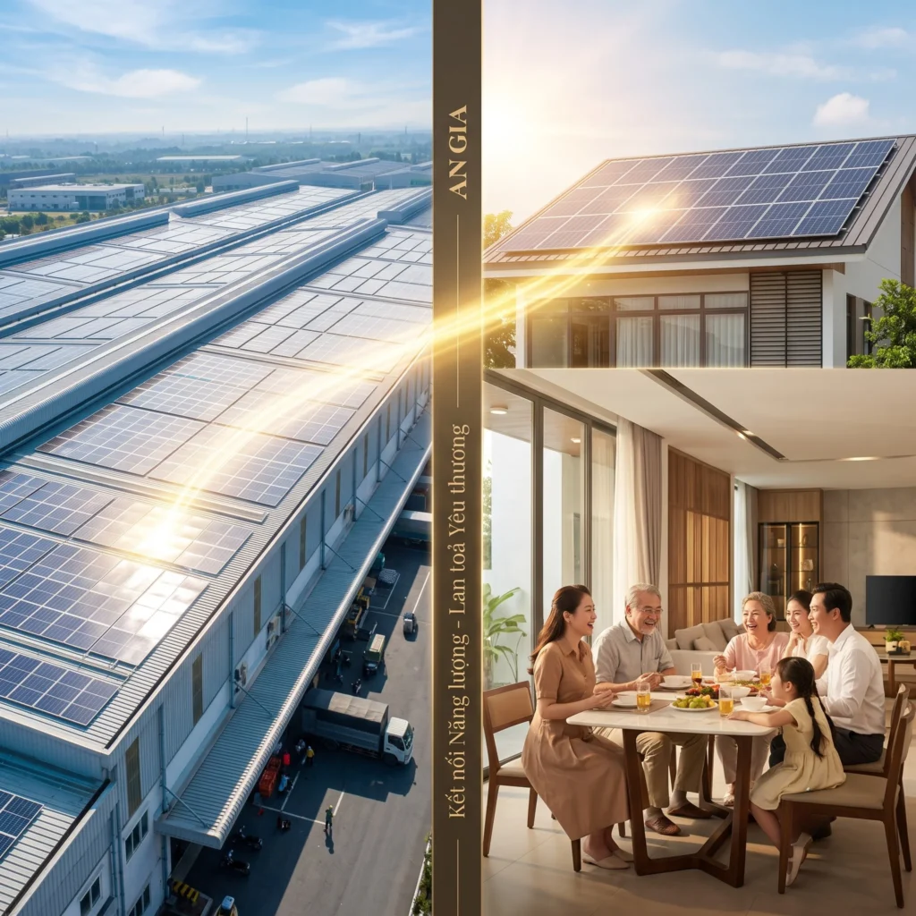 Thuê điện mặt trời 0 đồng LifeGrid và An Gia