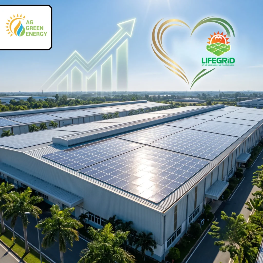 Đầu tư điện mặt trời 0 đồng LifeGrid và An Gia