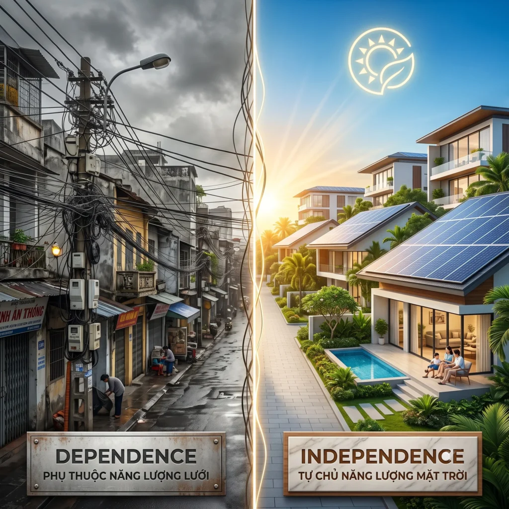 Tiết kiệm điện lưới cùng An Gia