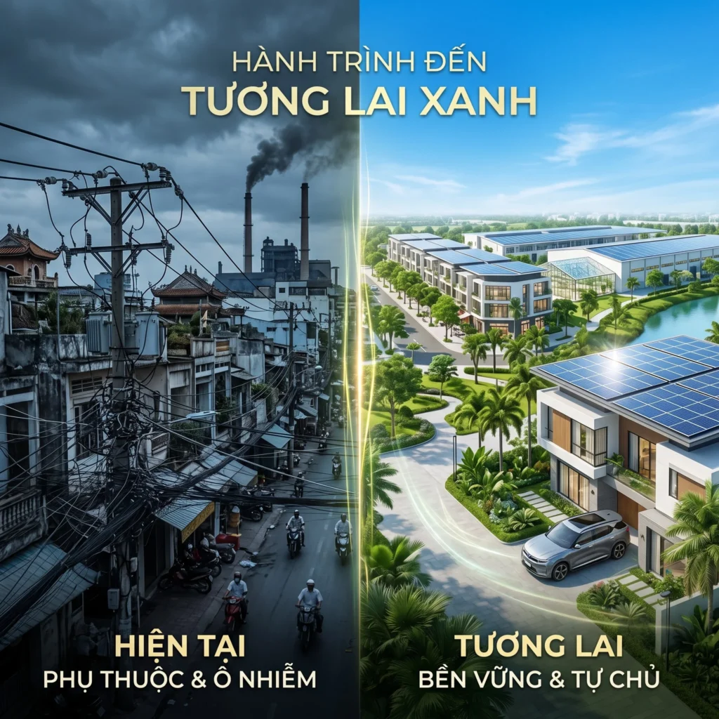 Giải pháp giảm điện lưới cùng An Gia