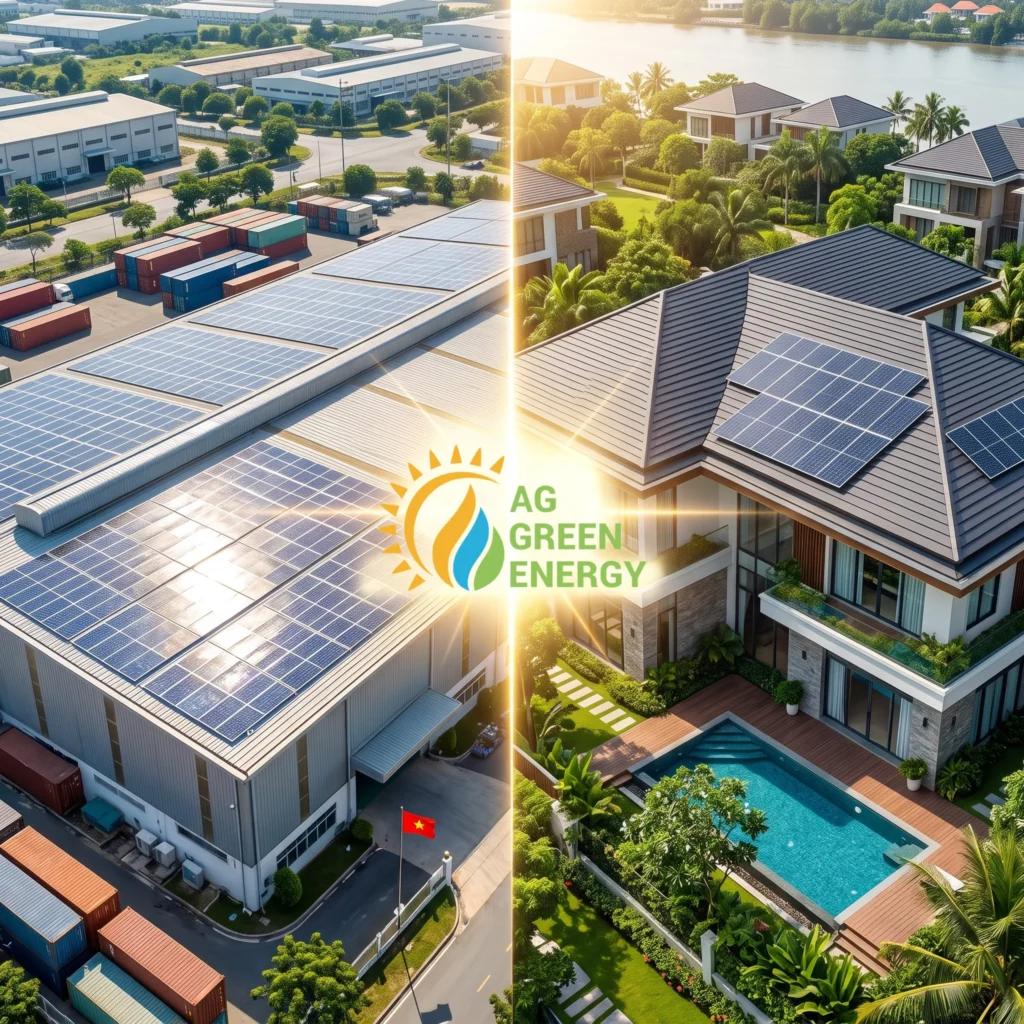 Năng lượng mặt trời áp mái An Gia