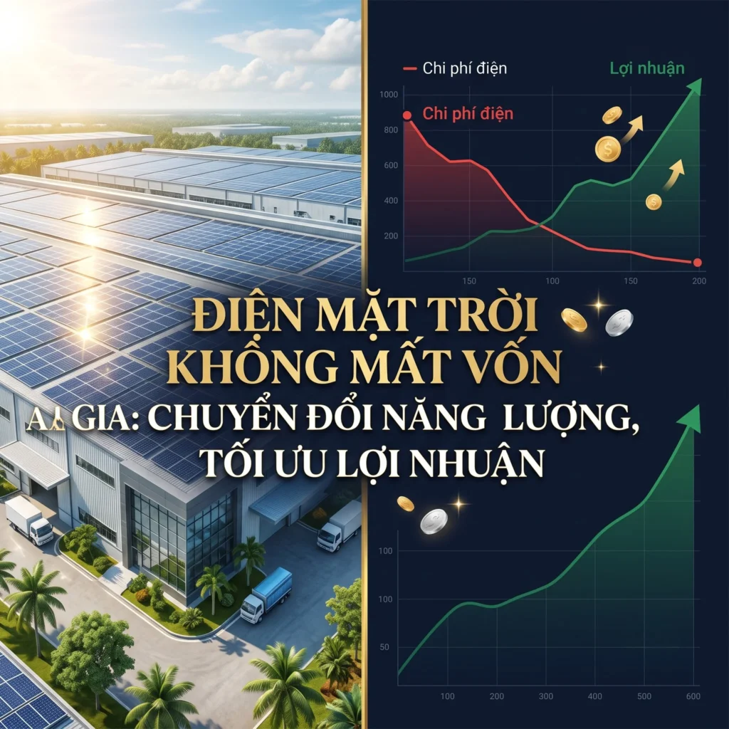Điện mặt trời không mất vốn An Gia