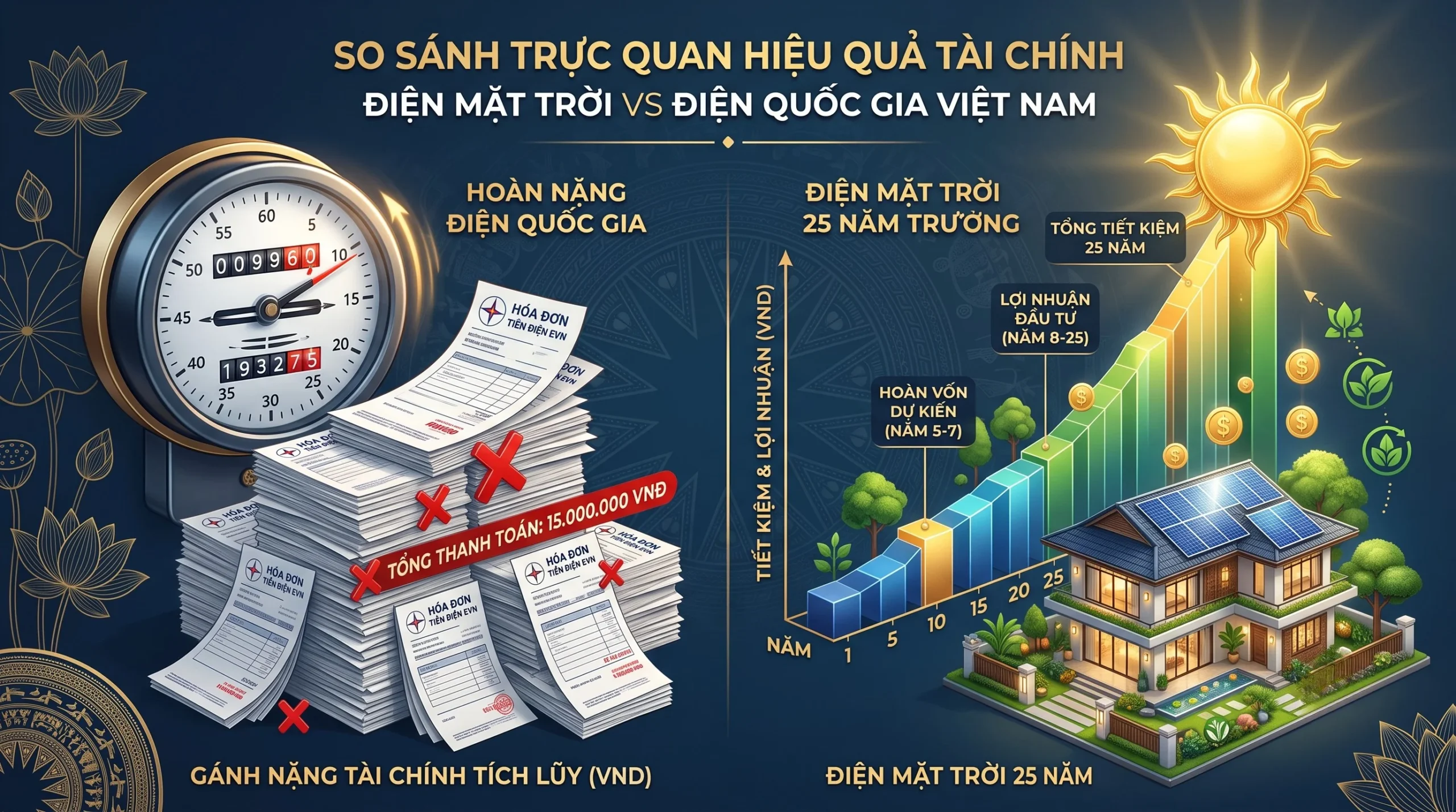 Lắp đặt điện mặt trời An Gia