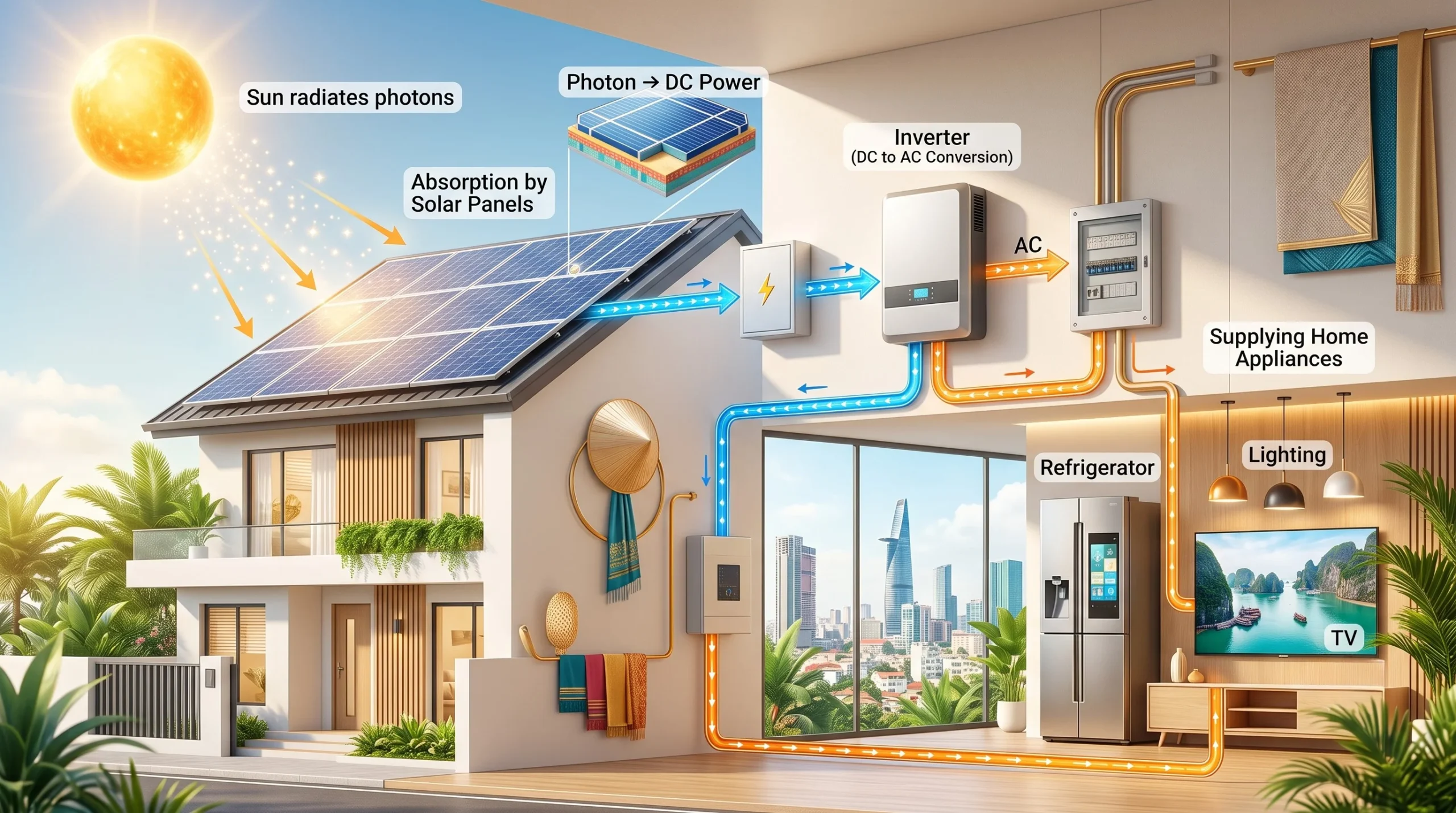 Thuê điện mặt trời 0 đồng LifeGrid và An Gia