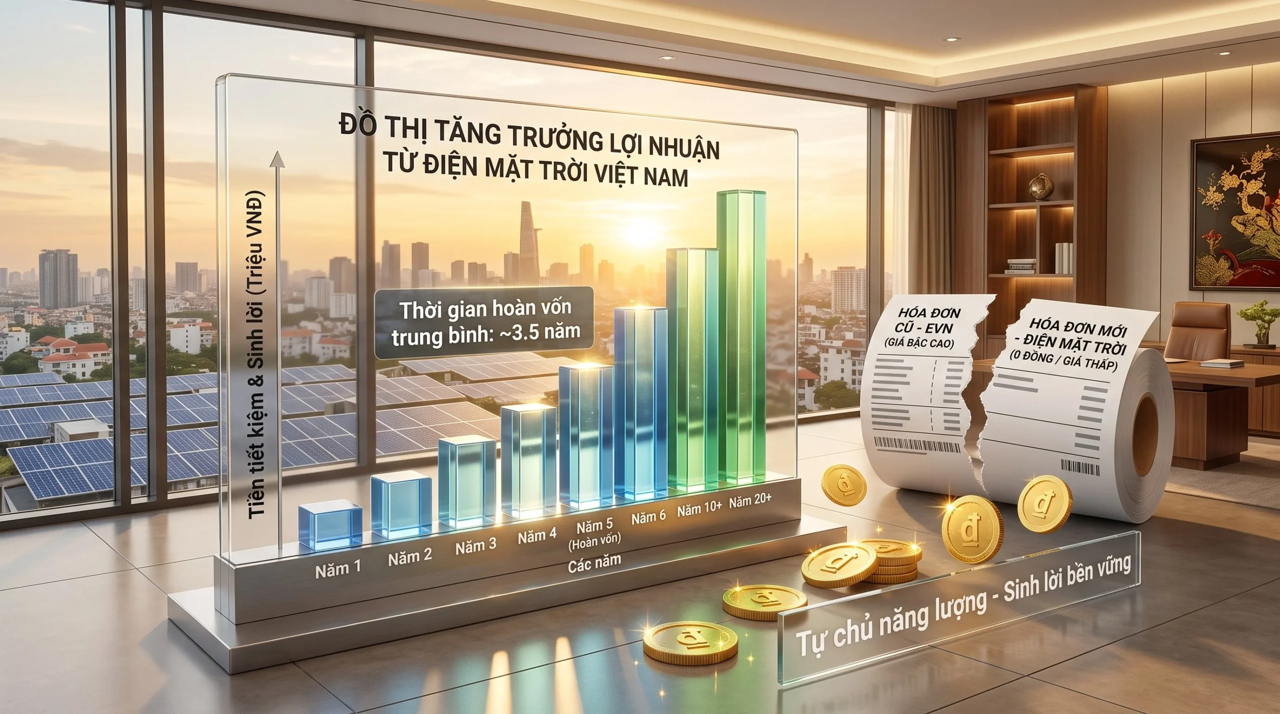 Tấm pin năng lượng mặt trời An Gia