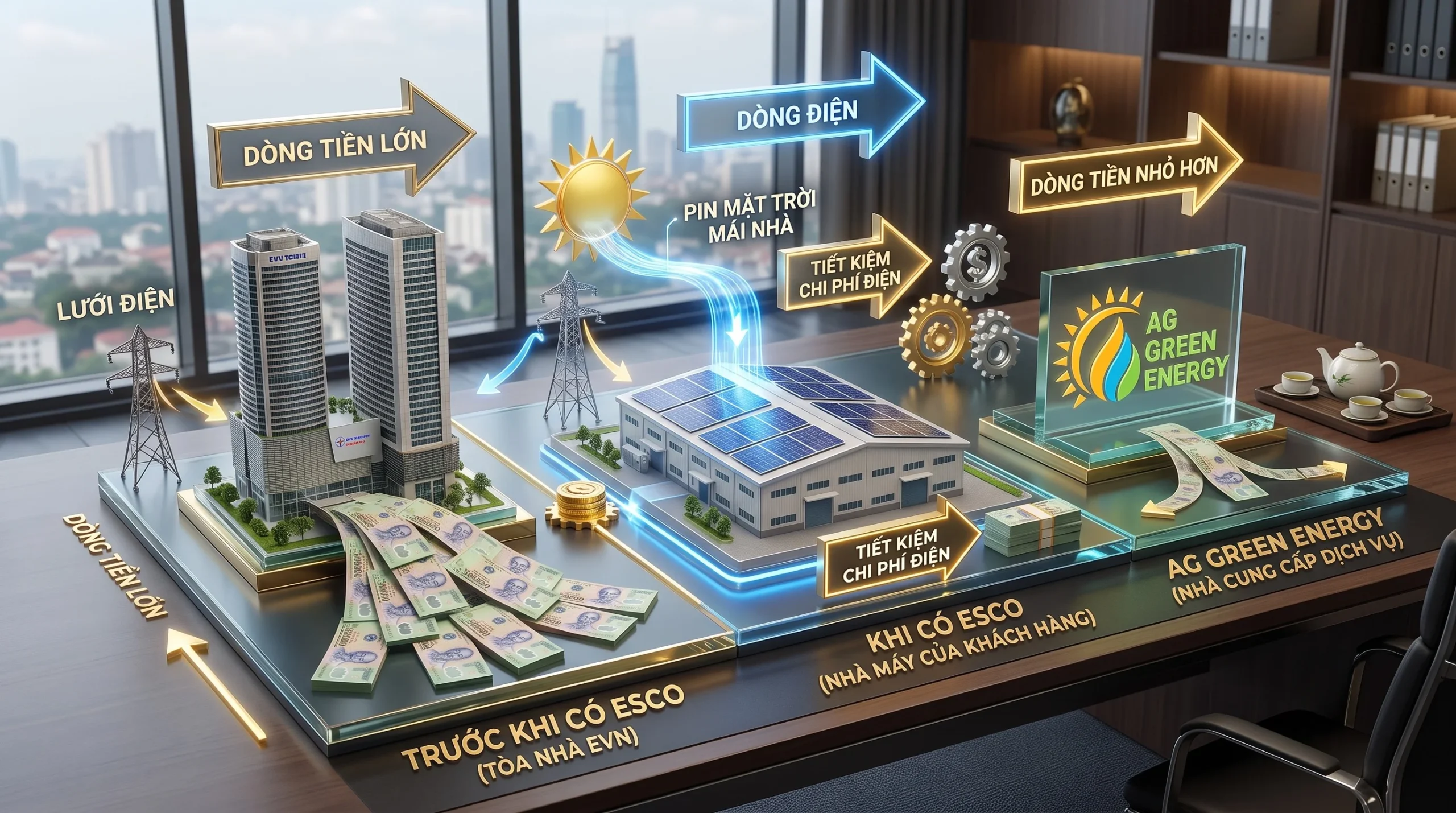Đầu tư năng lượng mặt trời 0 đồng LifeGrid và An Gia | Tối ưu chi phí