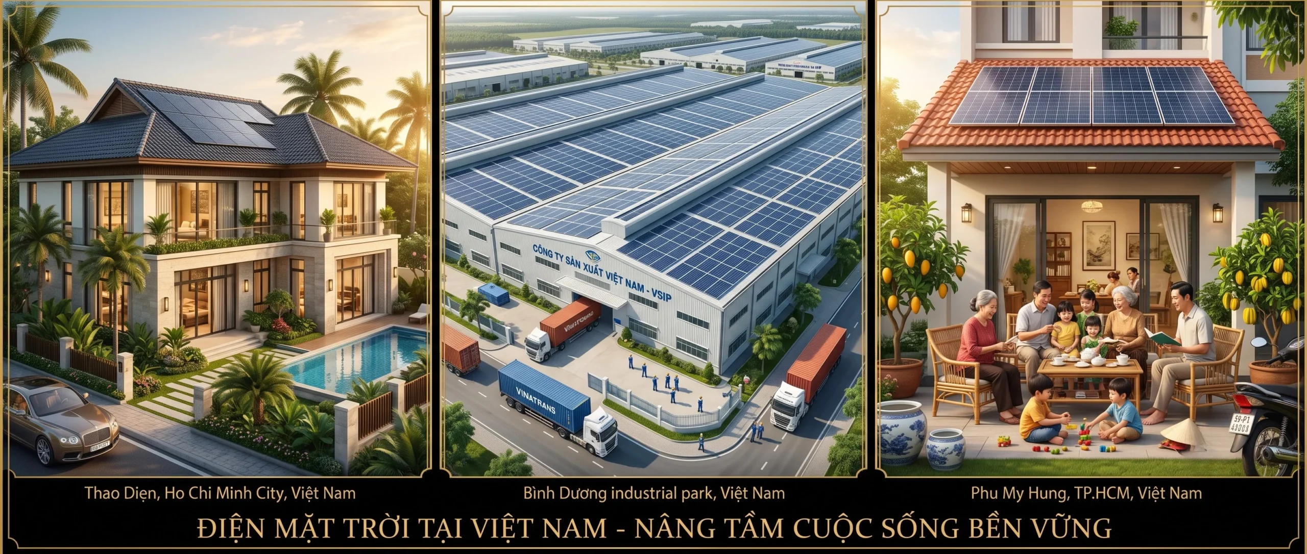 Tấm quang năng điện mặt trời An Gia