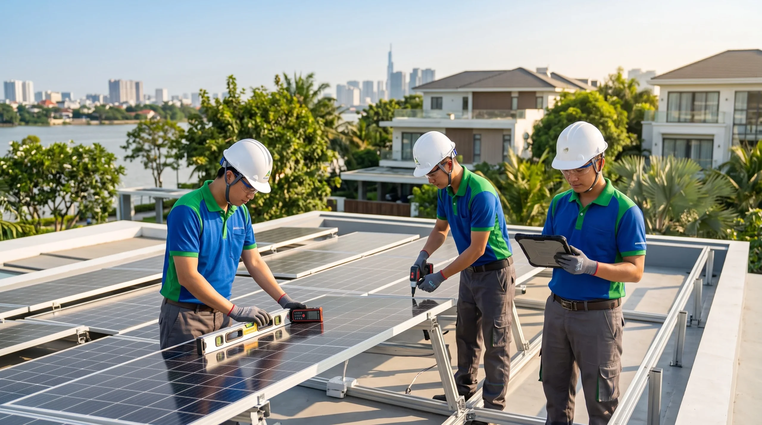 Điện mặt trời áp mái An Gia