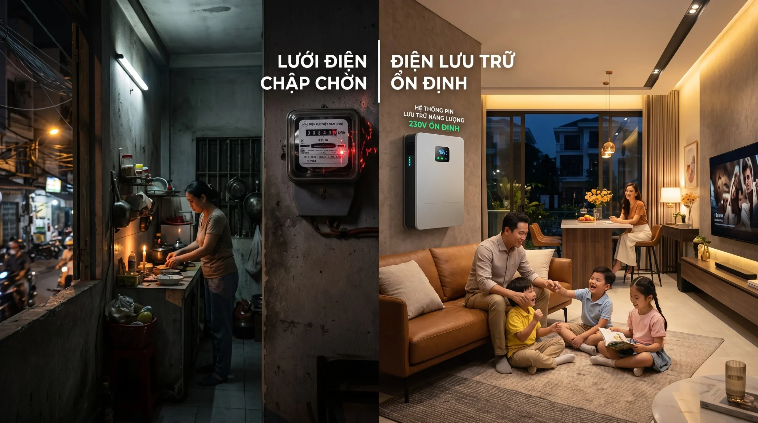 Pin lưu trữ điện mặt trời An gia