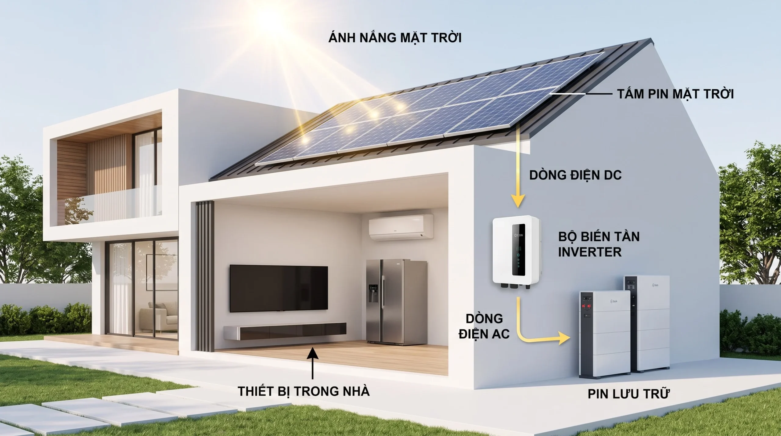 Tấm pin điện mặt trời An Gia