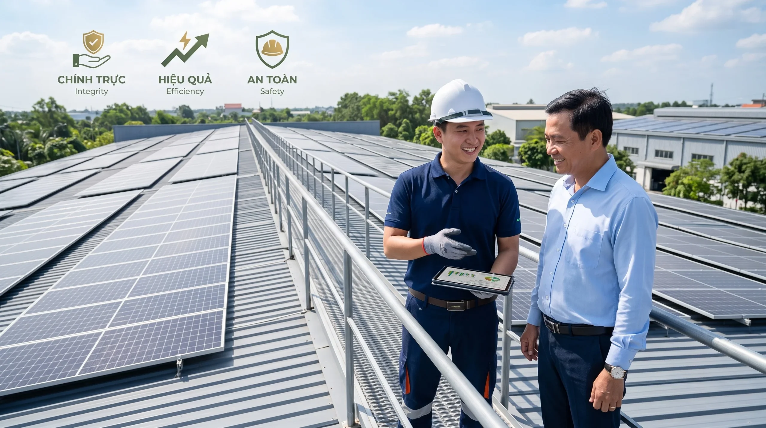 Điện mặt trời áp mái An Gia