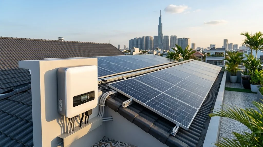 Thuê năng lượng mặt trời 0 đồng LifeGrid và An Gia