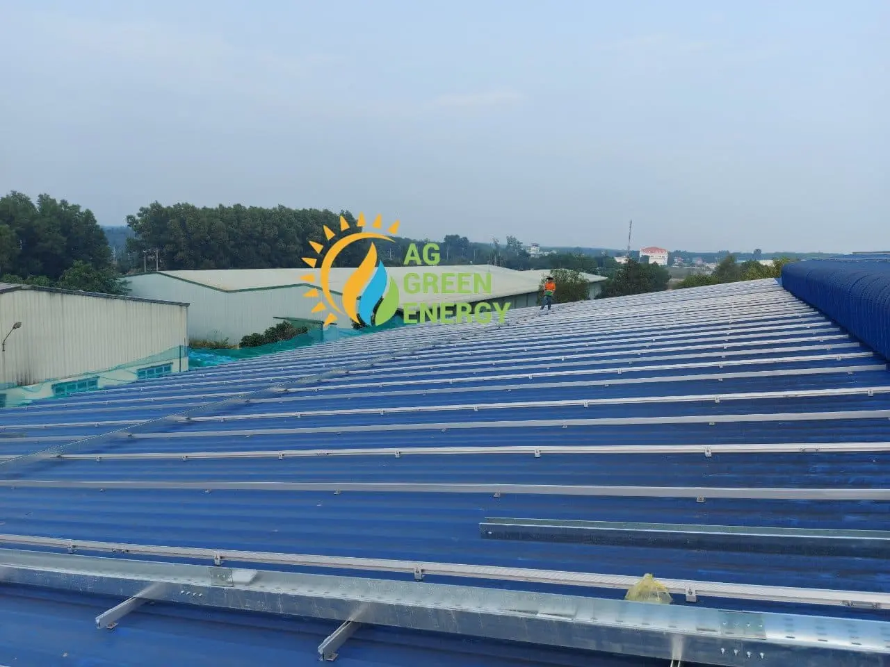 Dự án điện mặt trời áp mái nhà xưởng của An Gia tại Thủy điện Sông Ông