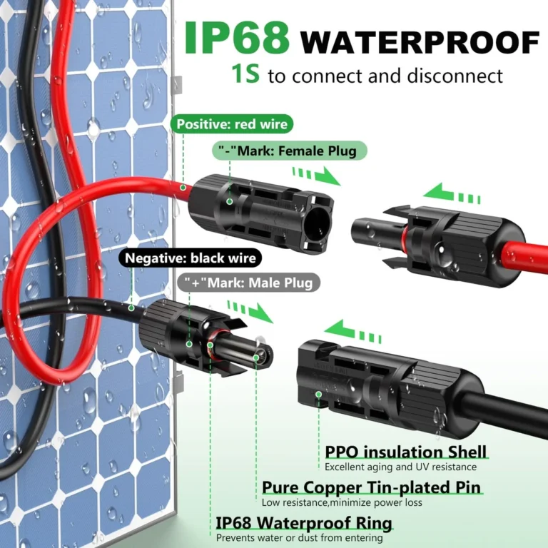 Cáp DC Solar là gì? Vì sao không dùng dây điện thông thường?