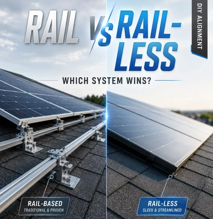 Rail Solar là gì? Vai trò của thanh ray trong hệ khung tấm pin