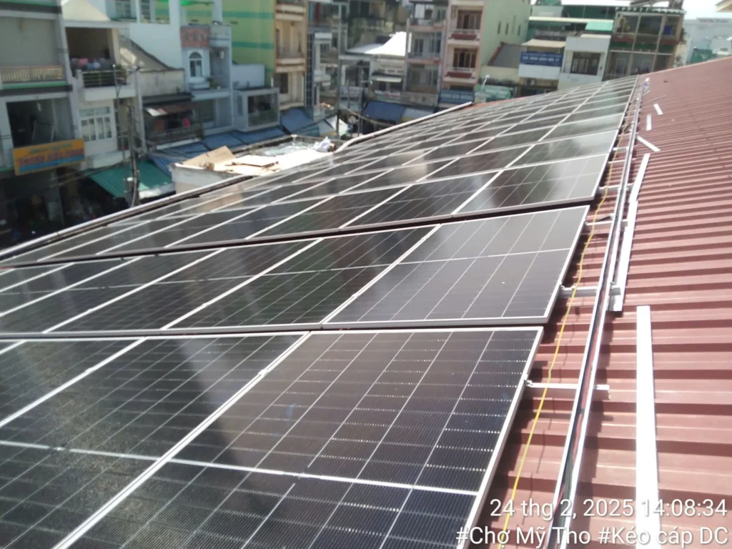 Dự Án Điện Mặt Trời của An Gia và LifeGrid Chợ Mỹ Tho
