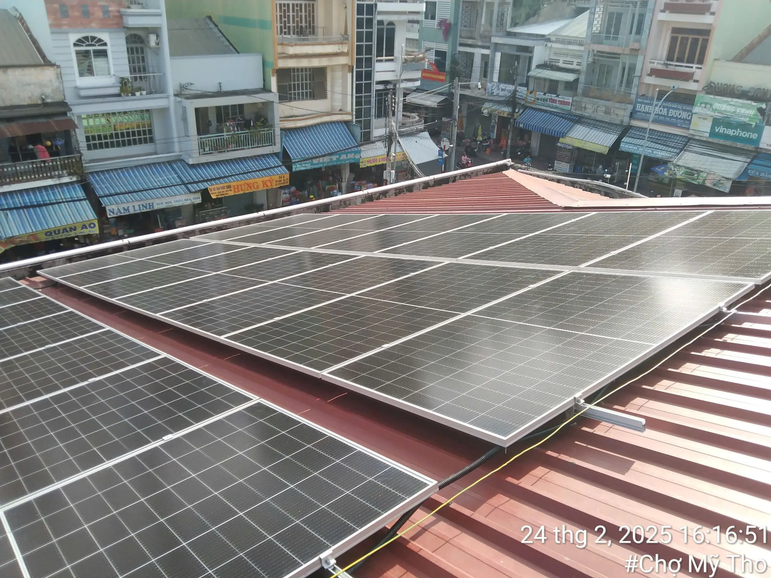 Dự Án Điện Mặt Trời của An Gia và LifeGrid Chợ Mỹ Tho