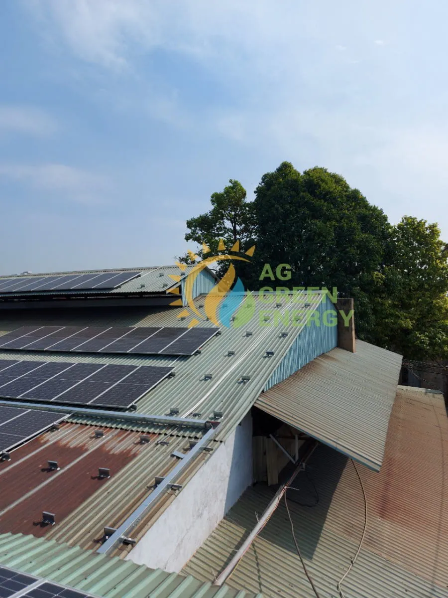 Dự án điện mặt trời áp mái Nhà máy Toa xe lửa Dĩ An