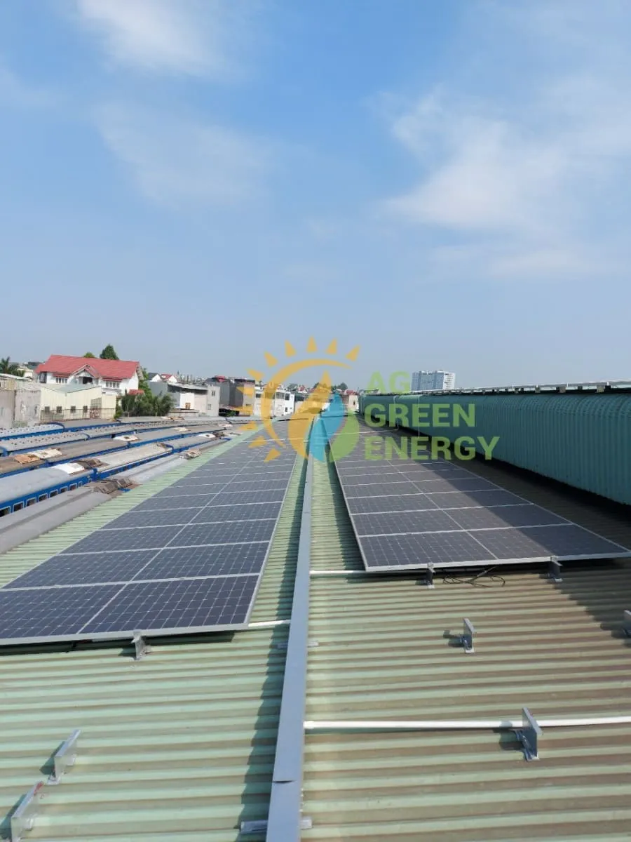 Dự án điện mặt trời áp mái Nhà máy Toa xe lửa Dĩ An